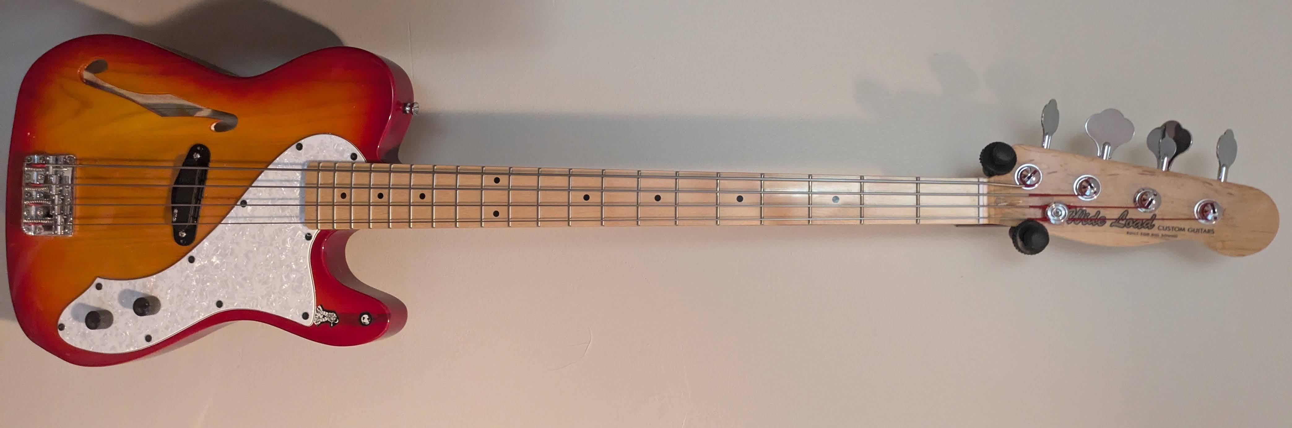 Cherry Burst Tele Bass