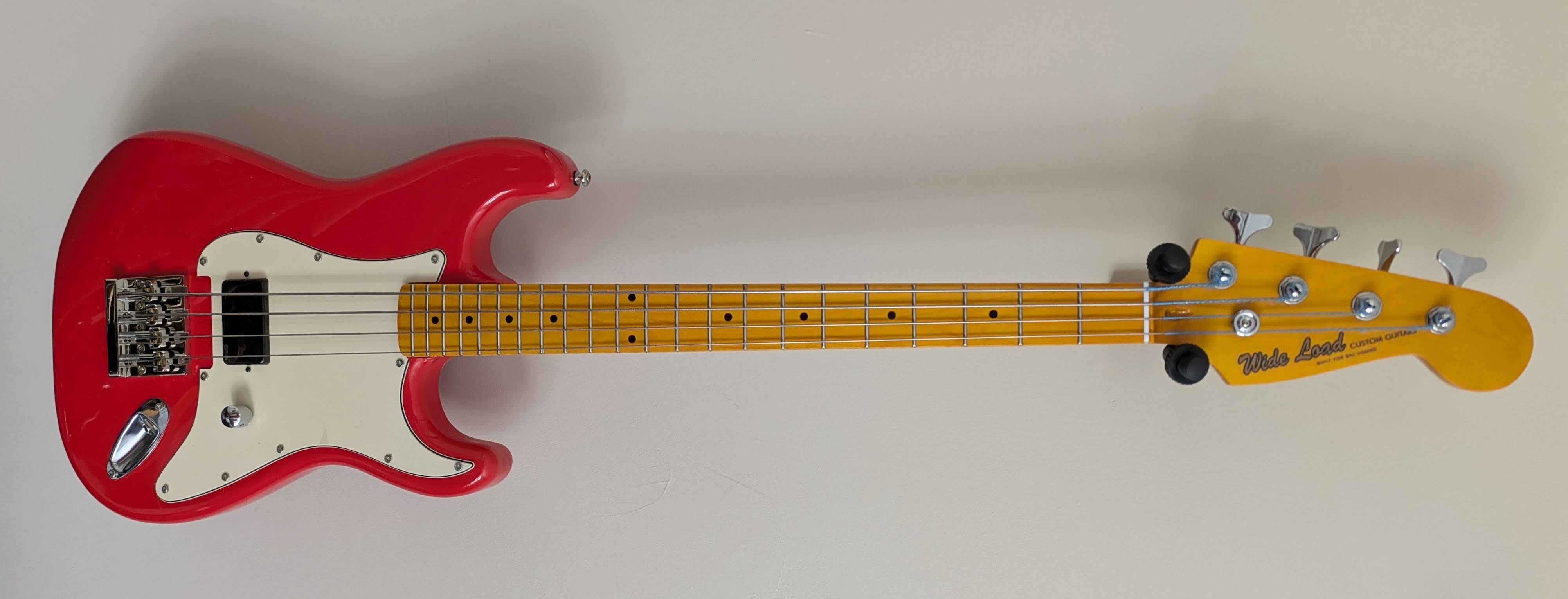 Red Stratobastard Bass