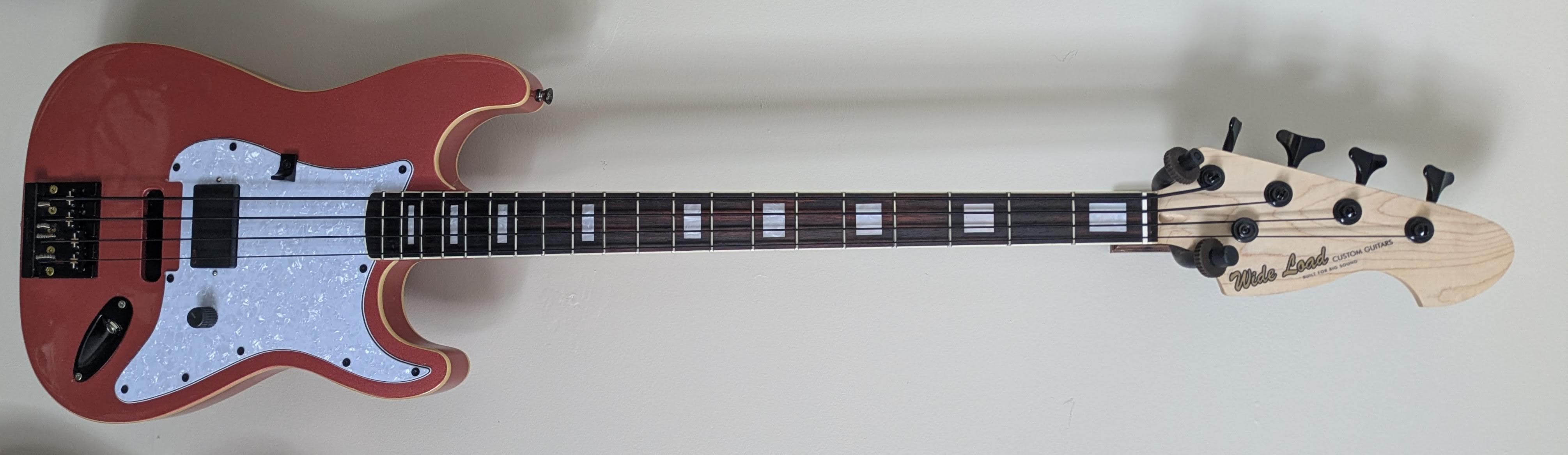 Burgundy Mist Stratobastard Bass