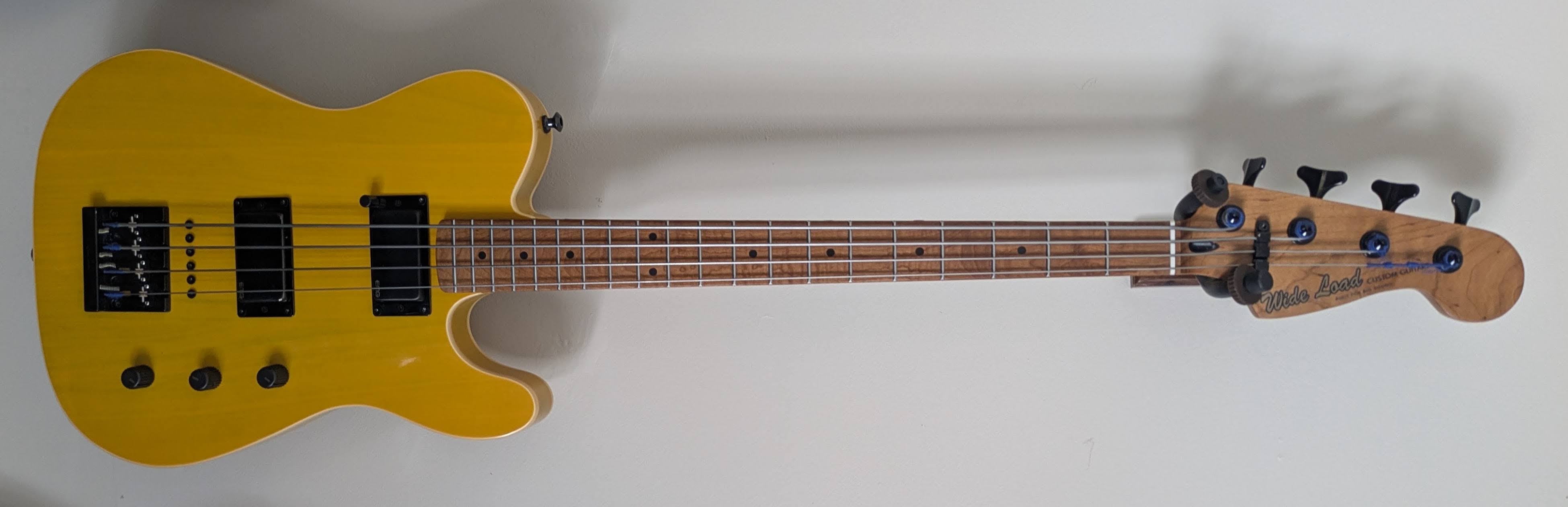 Butterscotch Blonde Telebastard Bass